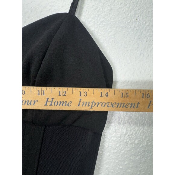 Windsor Women’s Size Small Formal Dress High Slit Black Strap Dress - Picture 9 of 16